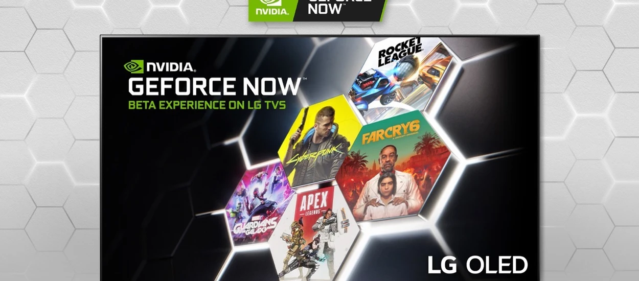 Serwis streamingowy NVIDIA GeForce NOW trafi na telewizory LG