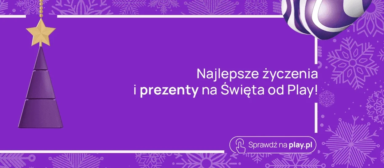 Internet stacjonarny i telewizja PLAY NOW TV na święta z prezentami od Play