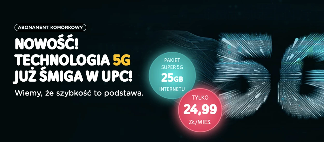 Abonament 5G ze smartfonem 5G w UPC. Porównanie kosztów z telekomami