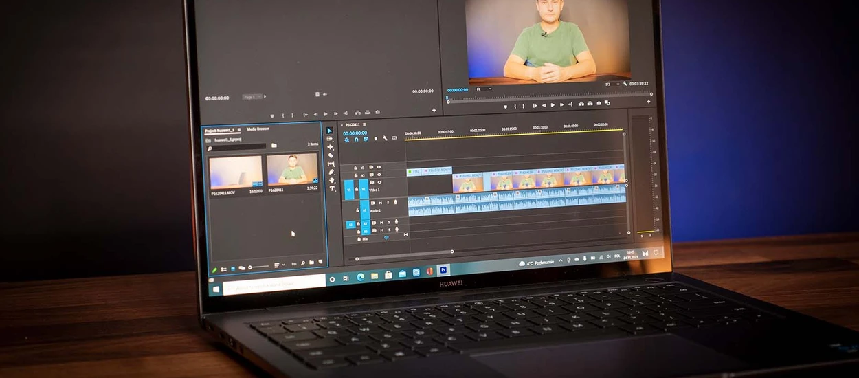 Huawei MateBook 14s - jak radzi sobie z pracą nad wideo?