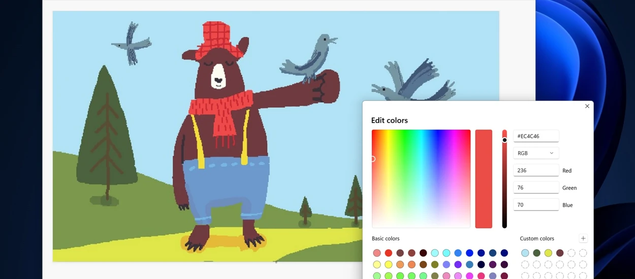 Paint (tak, ten Paint) będzie jedynym programem graficznym, którego potrzebujesz