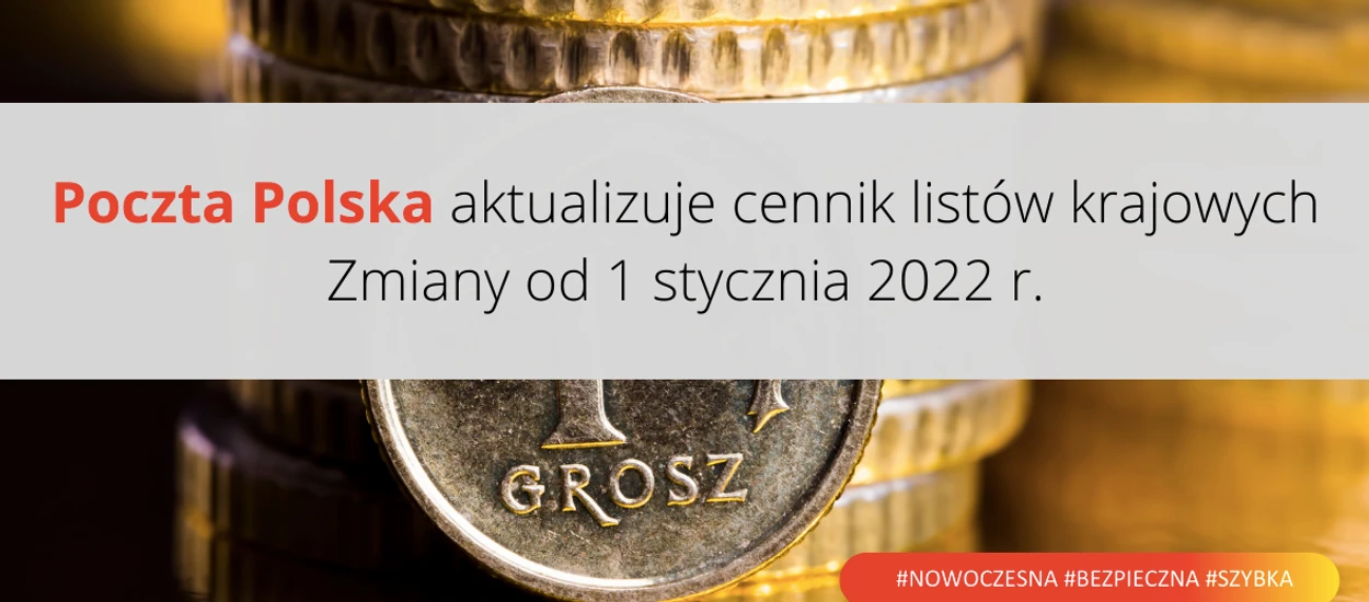 Poczta Polska od nowego roku wprowadza nowy cennik usług. Podwyżki nawet do 11%