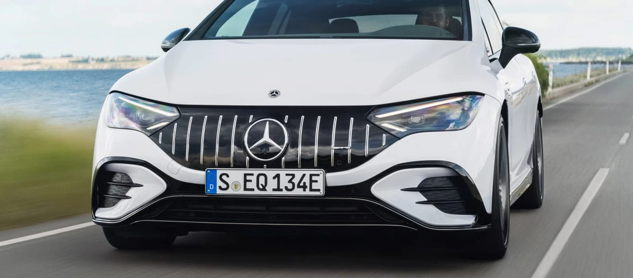 Elektryczny Mercedes EQE w wersji AMG zawstydzi niejedno sportowe auto