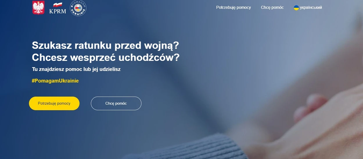 PomagamUkrainie - ruszył rządowy serwis informacyjny