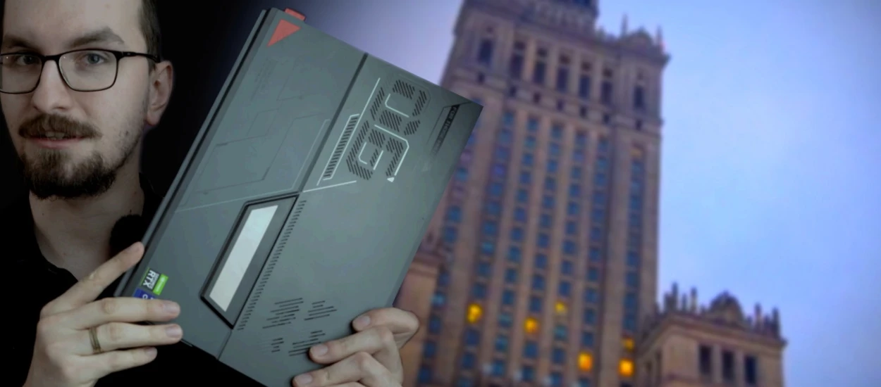 Gramy w Dooma na szczycie Pałacu Kultury - Asus ROG Flow Z13