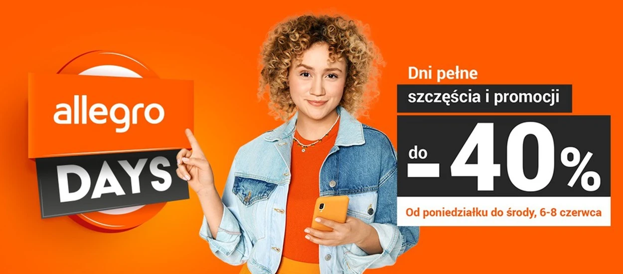 Allegro Days - czas na kolejną odsłonę trzydniowych zniżek nawet do 40%