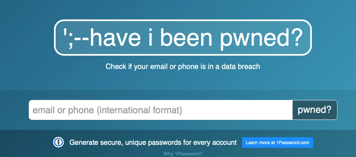 Polski rząd uzyskał bezpłatny dostęp do API Have I Been Pwned (HIBP)