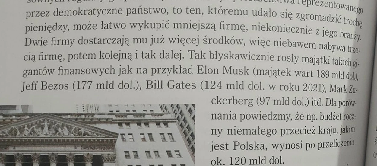 Jak według podręcznika Historia i Teraźniejszość Gates i Musk zdobyli miliardy? Spekulowali firmami