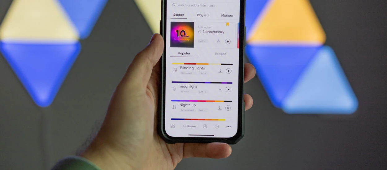 Nanoleaf Shapes - recenzja. Najlepsze panele świetlne dostępne na rynku, ale...