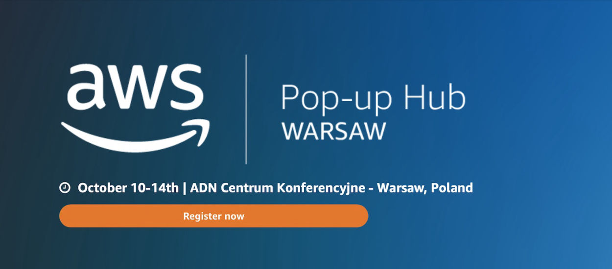 Już wkrótce startuje AWS Pop-up Hub Event. Zapisz się już teraz!