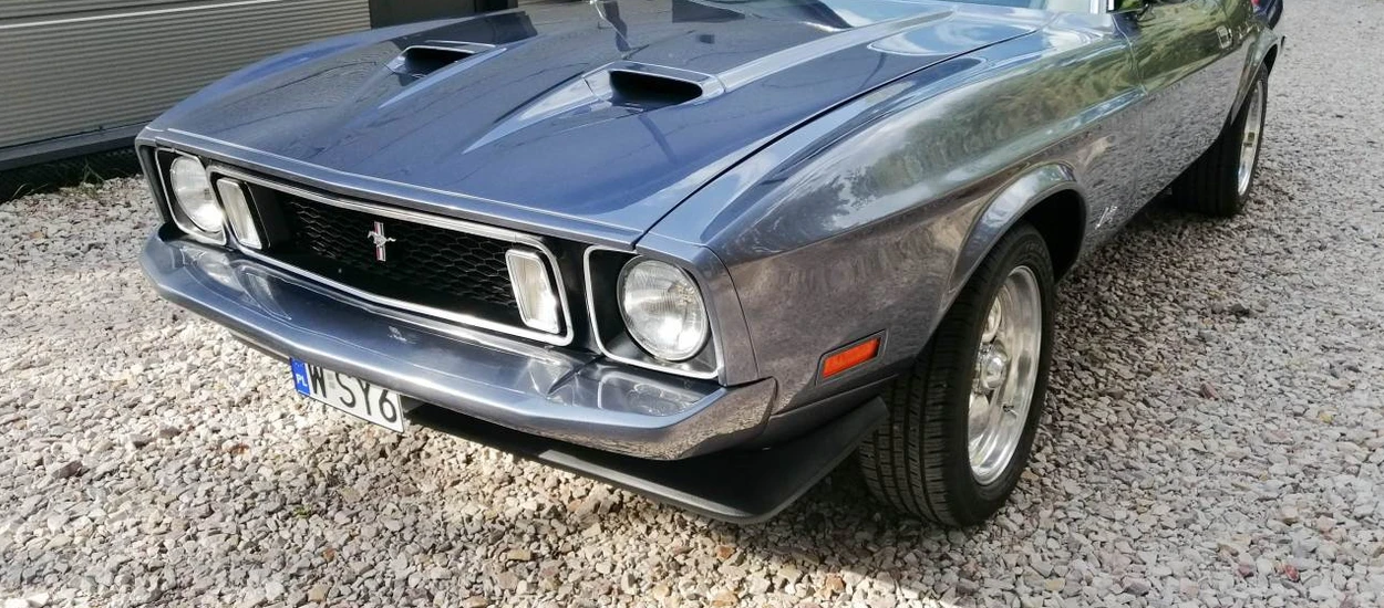 Ford Mustang Mach 1 z 1973 r. na aukcji online za 1% wartości, z gwarancją przybicia