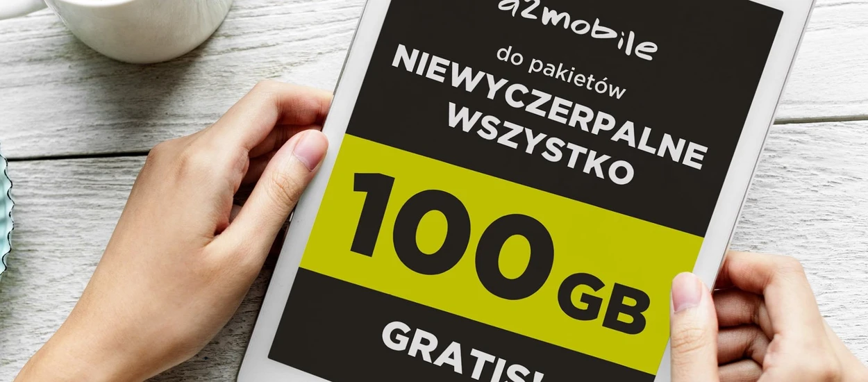 a2mobile dodaje po 100 GB do każdego z pakietów w swojej ofercie na kartę