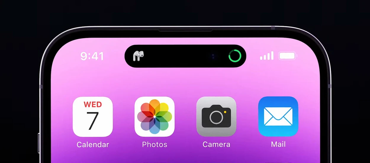 Dynamiczna wyspa w iPhone'ach. Czy ja już tego gdzieś nie widziałem?