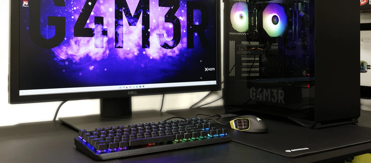 Komputer G4M3R Hero z Core i7-12700F, GeForce RTX 3060 Ti, 16 GB DDR4, 1 TB M2 NVMe – test