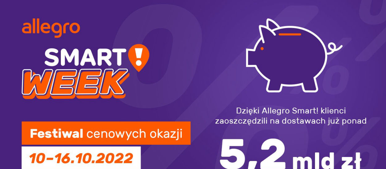 Allegro Smart! Week: oto najgorętsze oferty obowiązujące tylko dziś!