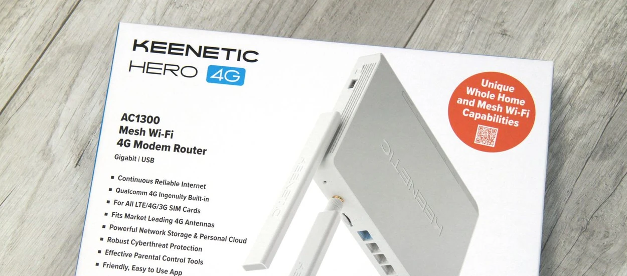 Router Keenetic Hero 4G zaskoczył mnie swoimi możliwościami