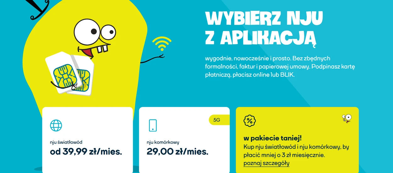 Piekło zamarzło - nju mobile w aplikacji na Androida i iOS. Jest jeden haczyk