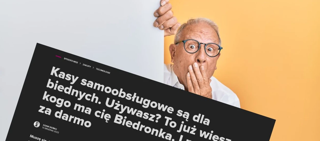 Uwielbiam kasy samoobsługowe i biedę. Fajnopolactwo mnie nie kręci