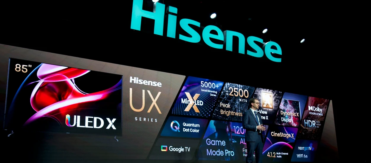 Hisense pręży muskuły - ULED X oraz LASER TV na targach CES 2023