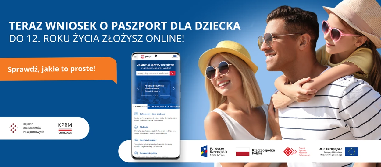 Od dziś złożysz wniosek o paszport dla dziecka online i za darmo