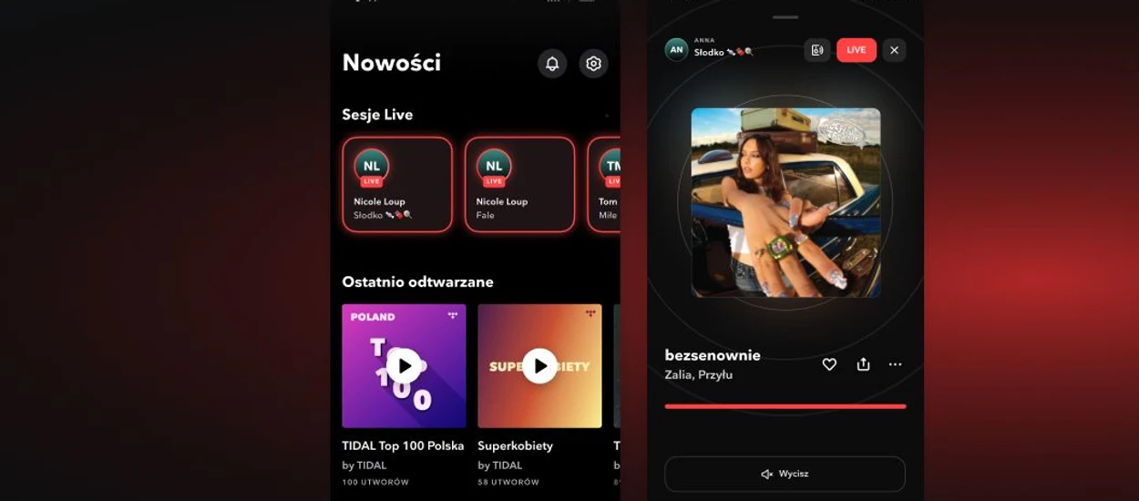 Tryb live, a może audiobooki? Co zrobi Tidal, by walczyć ze Spotify