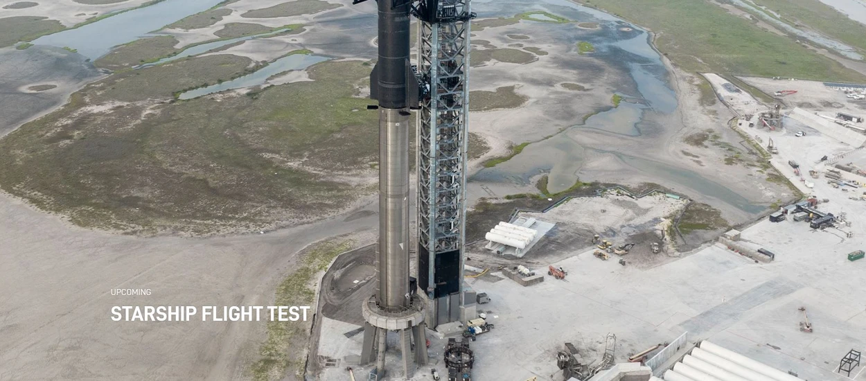 Starship poleci po raz piąty za 4 tygodnie. Spróbują go złapać