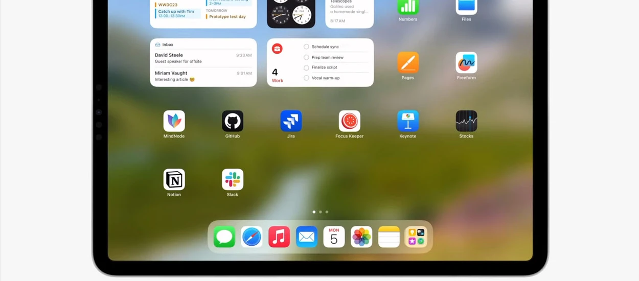 iPadOS 17 – lista nowości w systemie tabletów od Apple