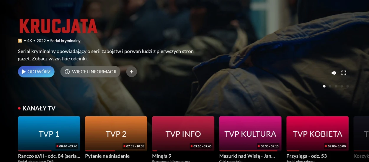 Niemal wszystkie kanały TVP dostępne za darmo na TVP VOD