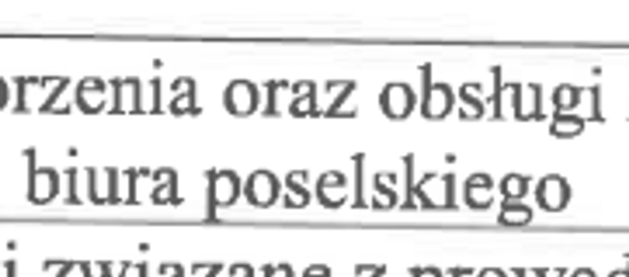 Poseł wydał ponad 50 000 na stronę internetową, której nie można znaleźć