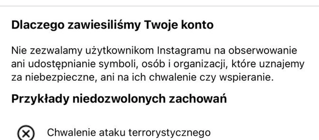 Lider Konfederacji stracił konto na Instagramie w środku kampanii