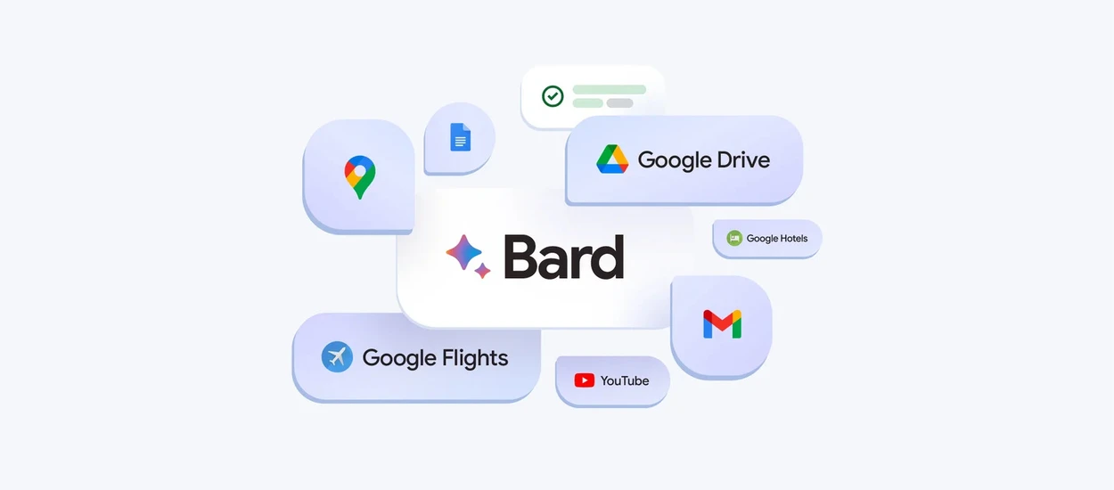 Bard staje się potężniejszy dzięki integracji z usługami Google