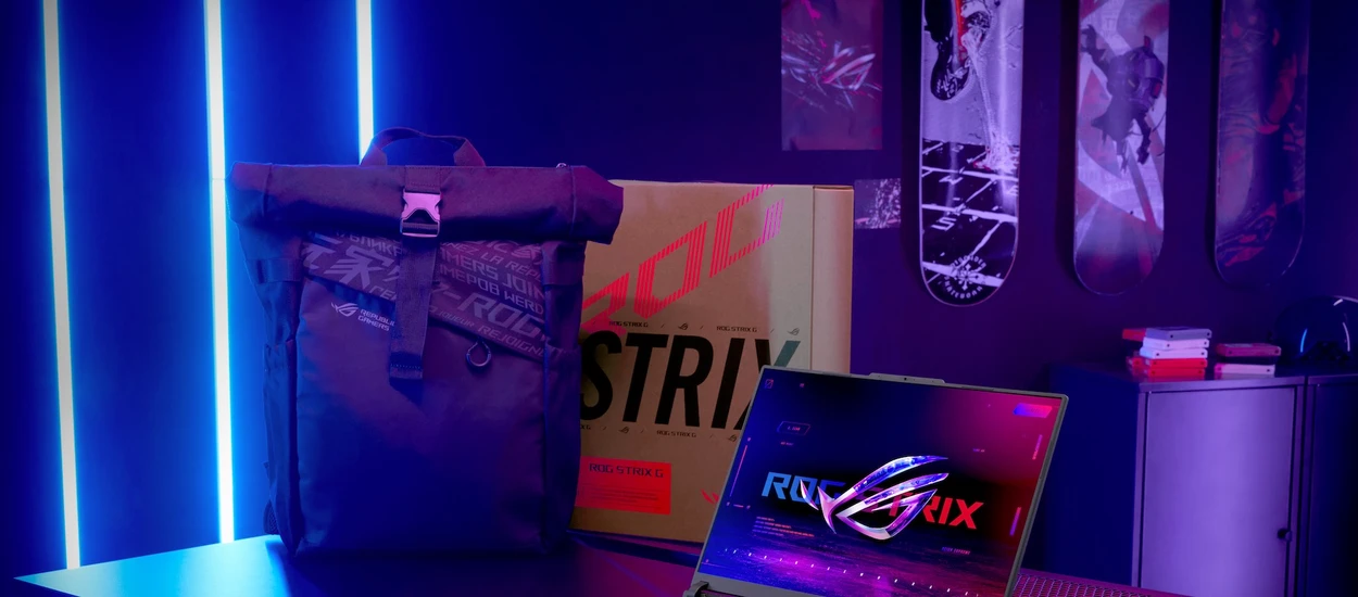 Powrót do szkoły? Z laptopem ASUS ROG Strix w plecaku nie zabraknie Ci mocy do żadnego zadania