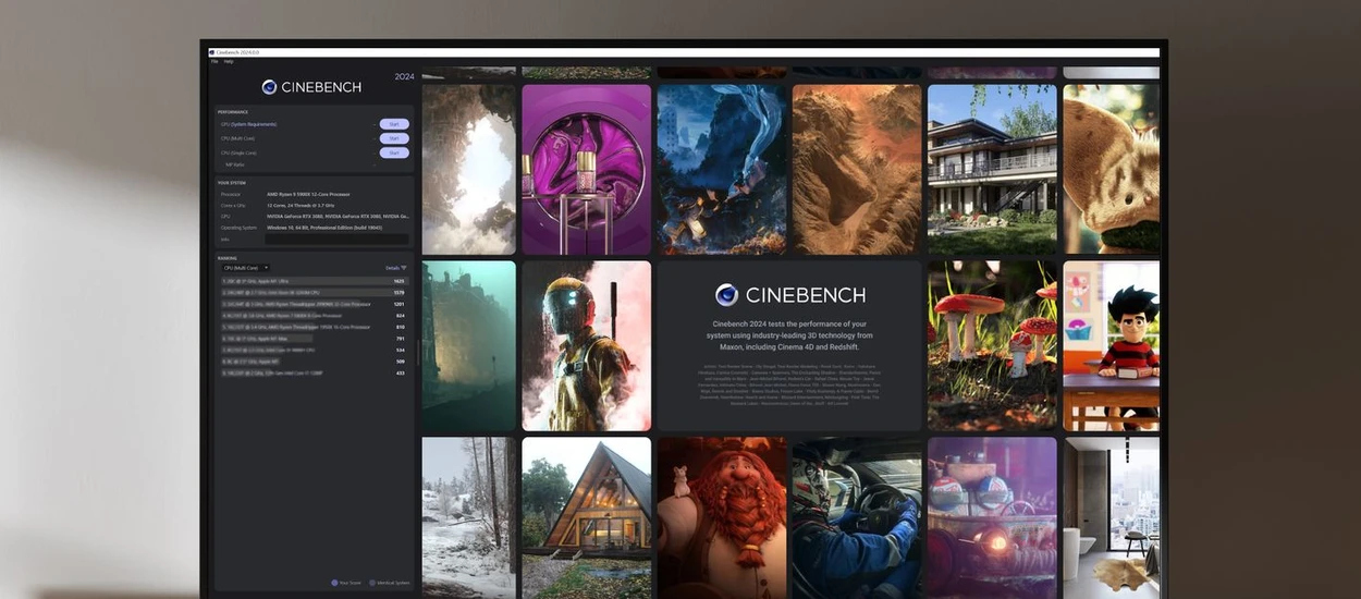 Cinebench 2024 przetestuje CPU i GPU, również na macOS i z ARM