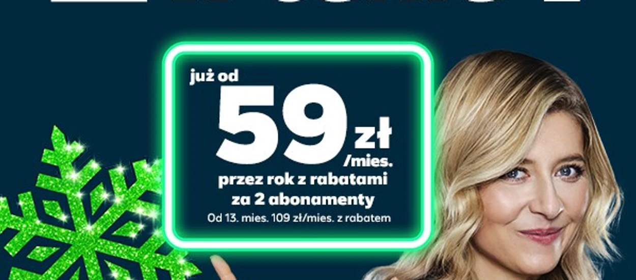 Świąteczna oferta Plusa z dwoma abonamentami w cenie jednego