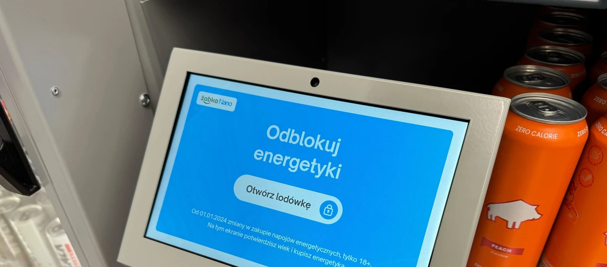 Energetyki tylko dla dorosłych. Czy nieletni mogą oszukać system w Żabkach Nano?