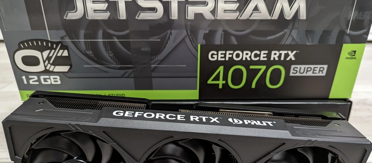 Recenzja Palit JetStream GeForce RTX 4070 SUPER - wydajnie i opłacalnie