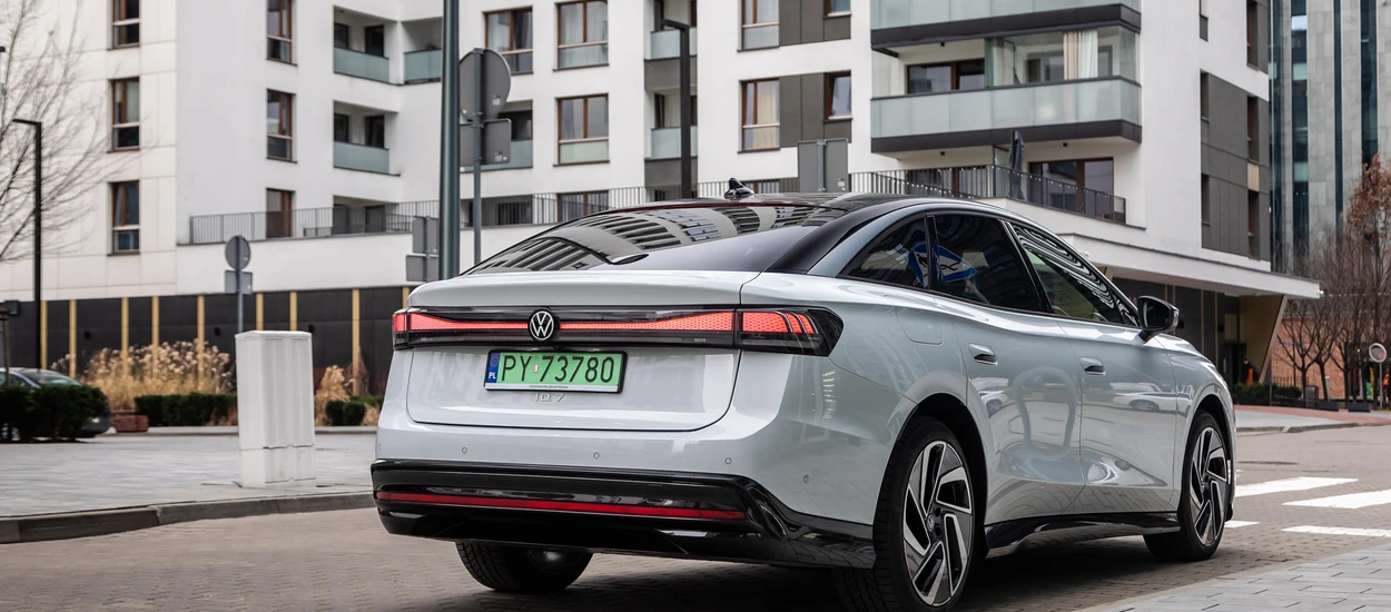 Volkswagen ID.7: zasięg realny do 640 km i zużycie energii – test. Jazda próbna