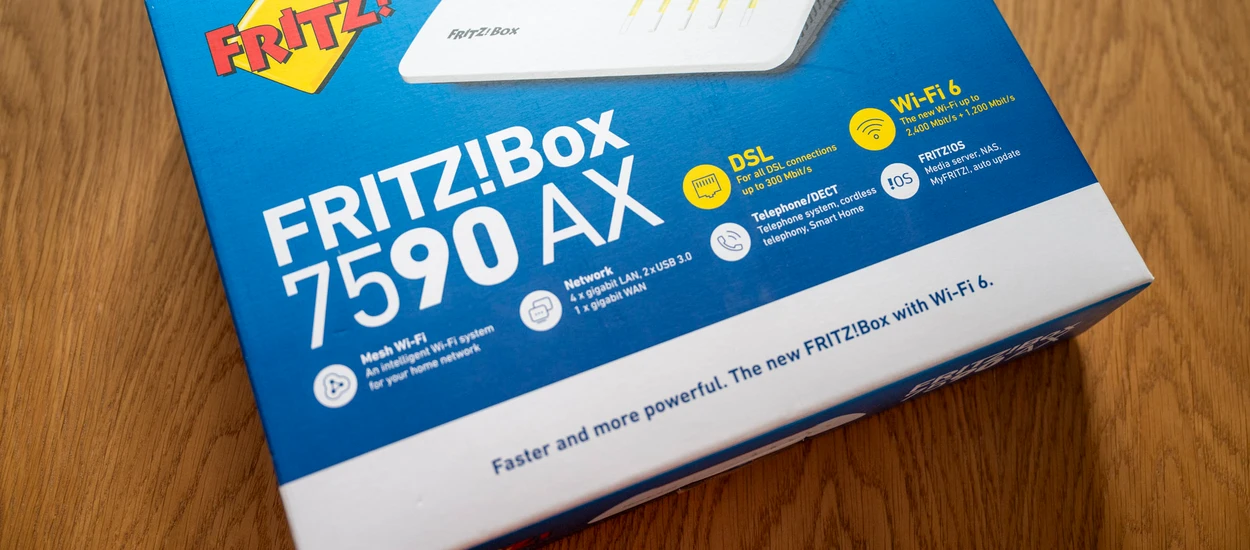 Recenzja AVM Fritz!Box 7590 AX. Router do zadań specjalnych