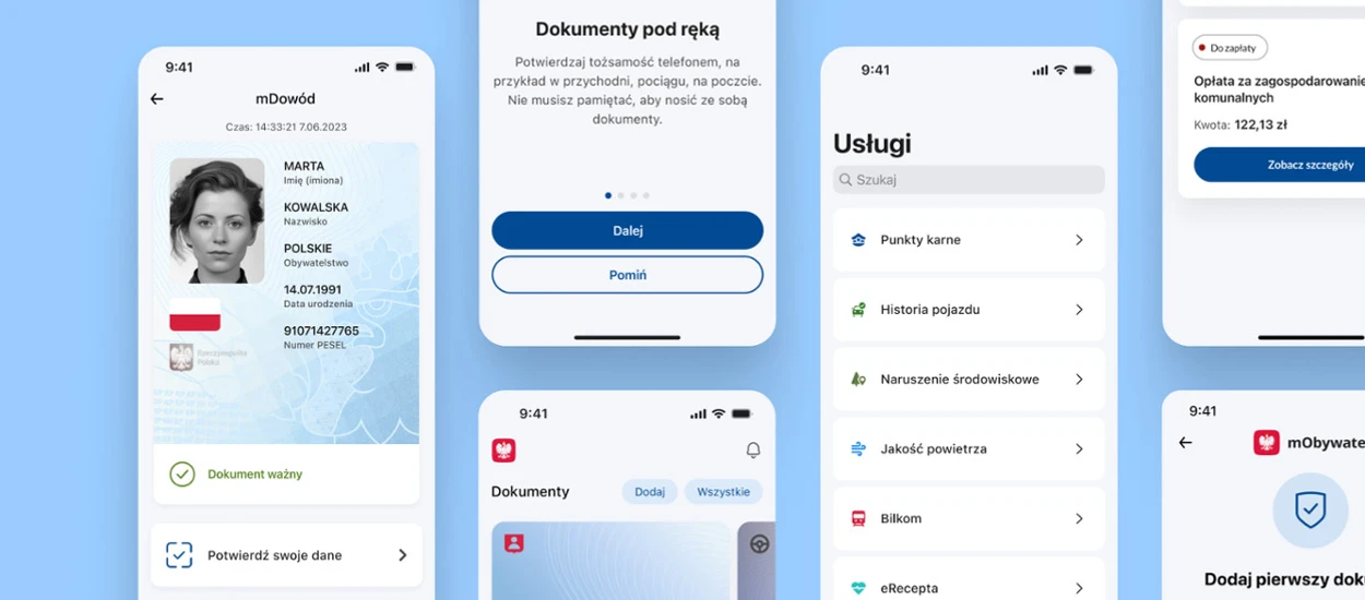 mObywatel to już nie tylko dowód i prawo jazdy. Te dokumenty zostawisz w domu