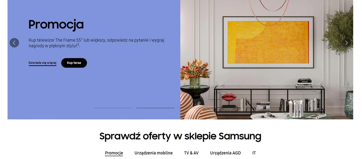 Program lojalnościowy, rabaty i wygodne zakupy gdziekolwiek chcemy - oto sklep samsung.pl