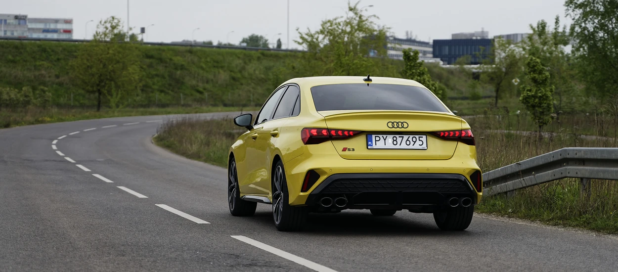 2024 Audi S3 z Torque Splitter. Więcej mocy (333 KM) i tryb Dynamic Plus. Jazda próbna