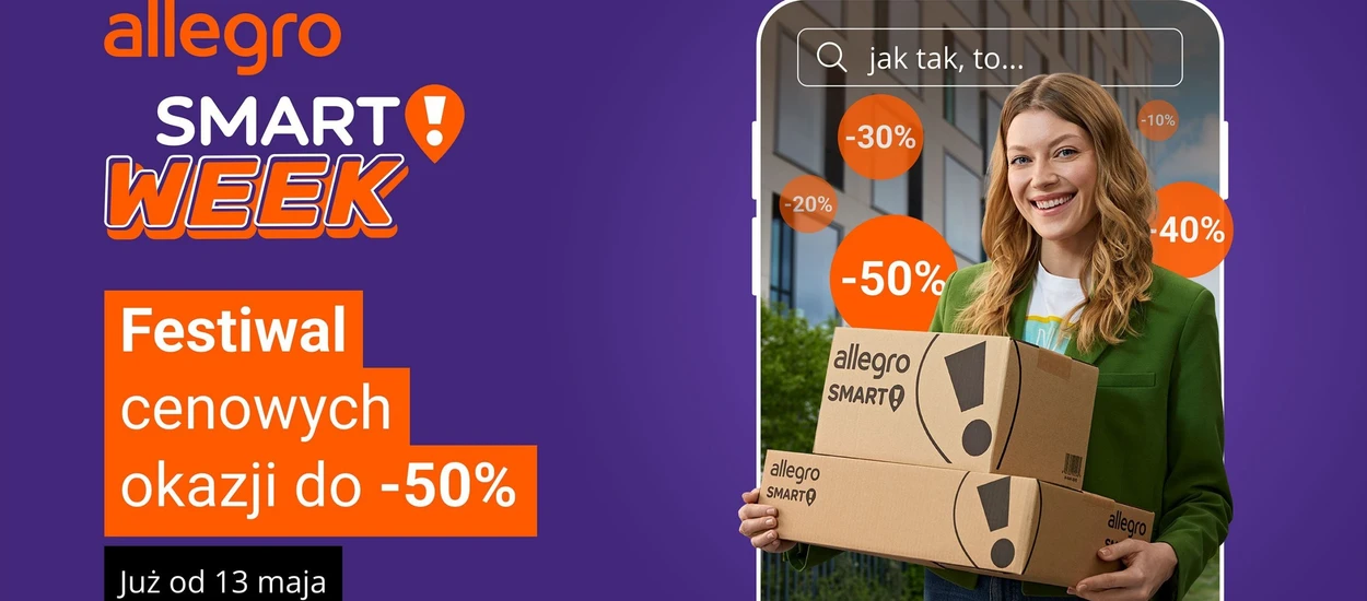 Allegro Smart! Week wystartowało - zniżki nawet do 50%!