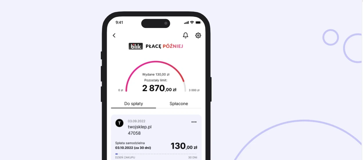 Kup teraz, zapłać później. BLIK rozwija przydatną usługę