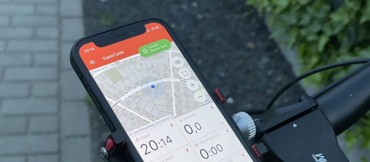 Darmowy licznik rowerowy, nawigacja i rejestrowanie tras w jednym