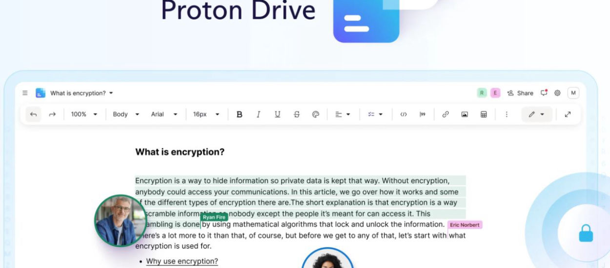 Proton Docs - nowa, szyfrowana konkurencja dla Google Docs