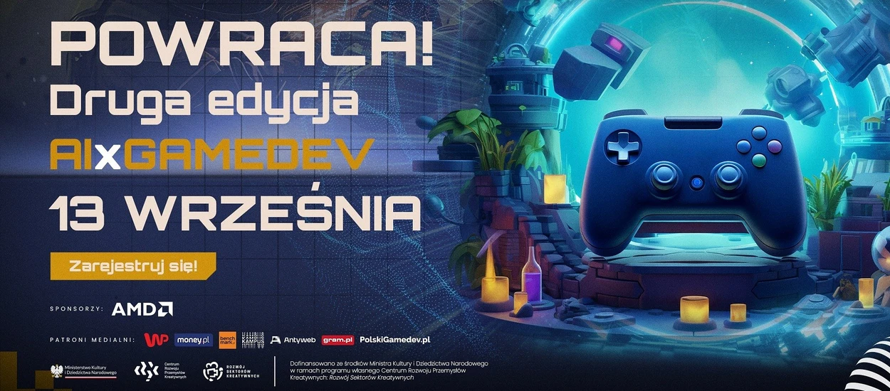 Konferencja AI x GAMEDEV advanced by AMD już 13 września 2024