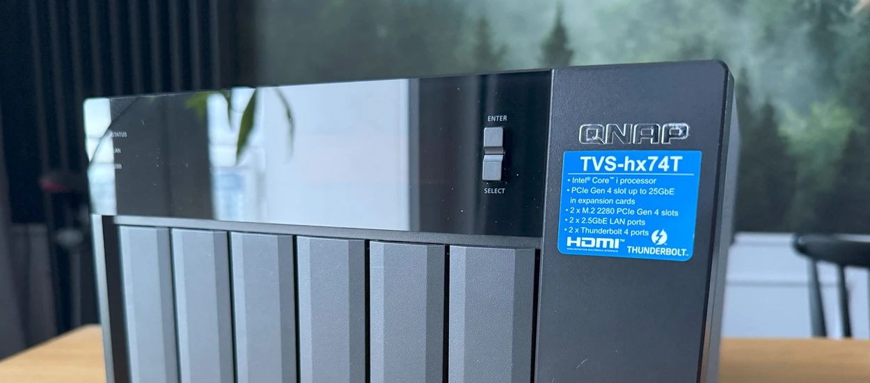 Recenzja QNAP TVS-H674t. To potwór a nie NAS