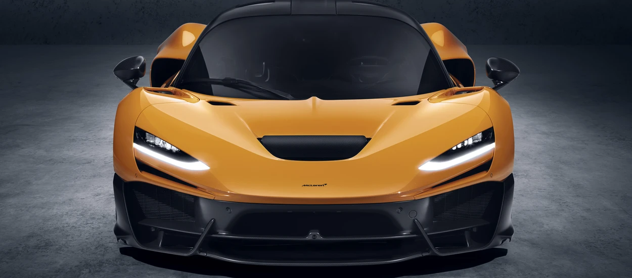 McLaren W1: hybrydowe superauto z V8 i silnikiem elektrycznym. 1275 KM i aerodynamika z F1