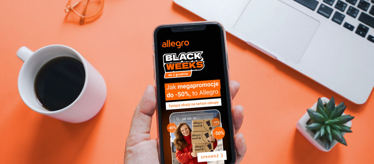 Allegro Black Weeks. Najlepsze promocje na elektronikę i gadżety  