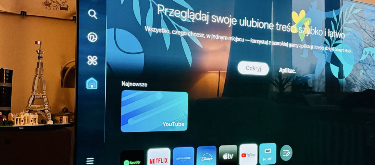 Elegancki telewizor OLED Samsung S90D 55 cali - idealny dla każdego salonu